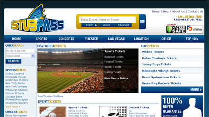 StubPass ticket marketplace